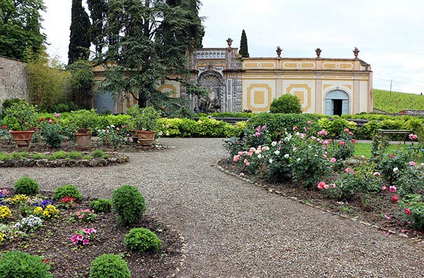 Der Garten der Villa del Cigliano