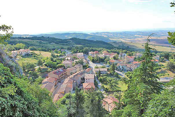 Panoramablick von Campiglia d’Orcia