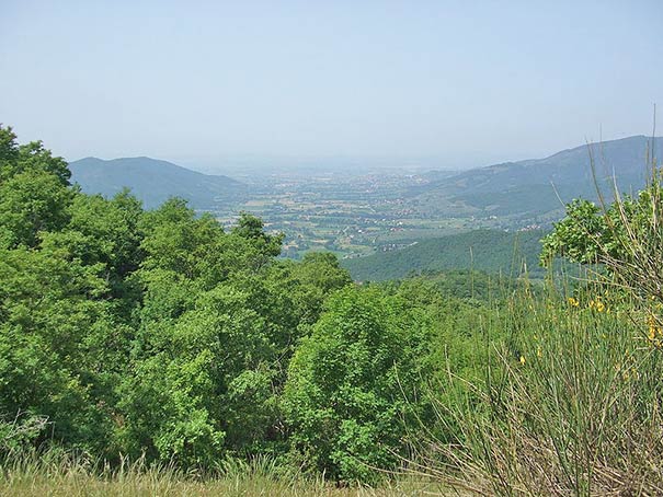 Blick über Val di Chiana